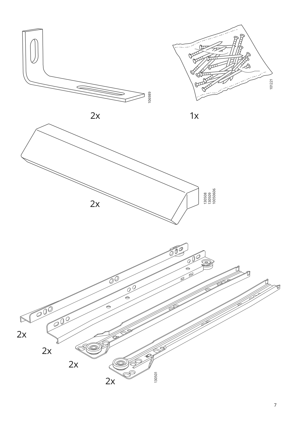 Assembly instructions for IKEA Brimnes bookcase black | Page 7 - IKEA BRIMNES TV storage combination 791.843.41