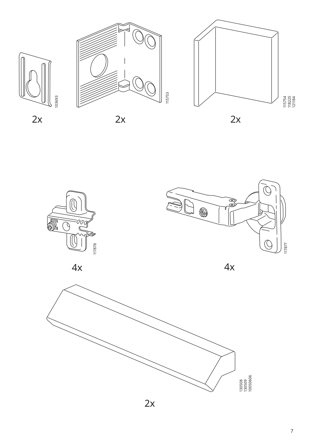 Assembly instructions for IKEA Brimnes cabinet with doors glass black | Page 7 - IKEA BRIMNES TV storage combination/glass doors 795.727.46