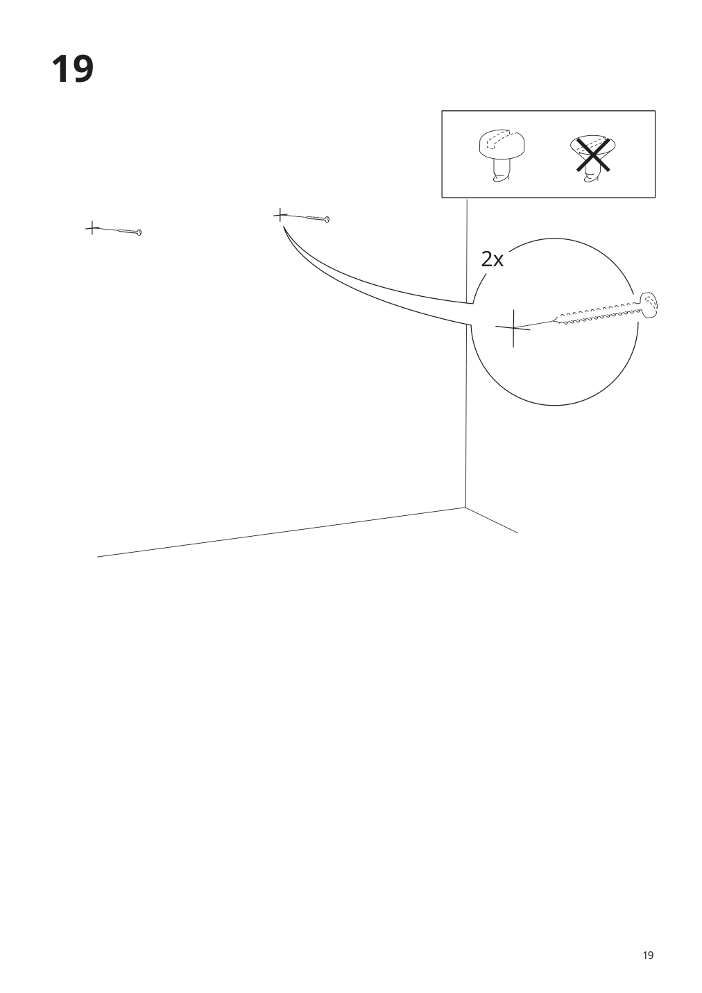 Assembly instructions for IKEA Brimnes cabinet with doors black | Page 19 - IKEA BRIMNES cabinet with doors 803.006.60