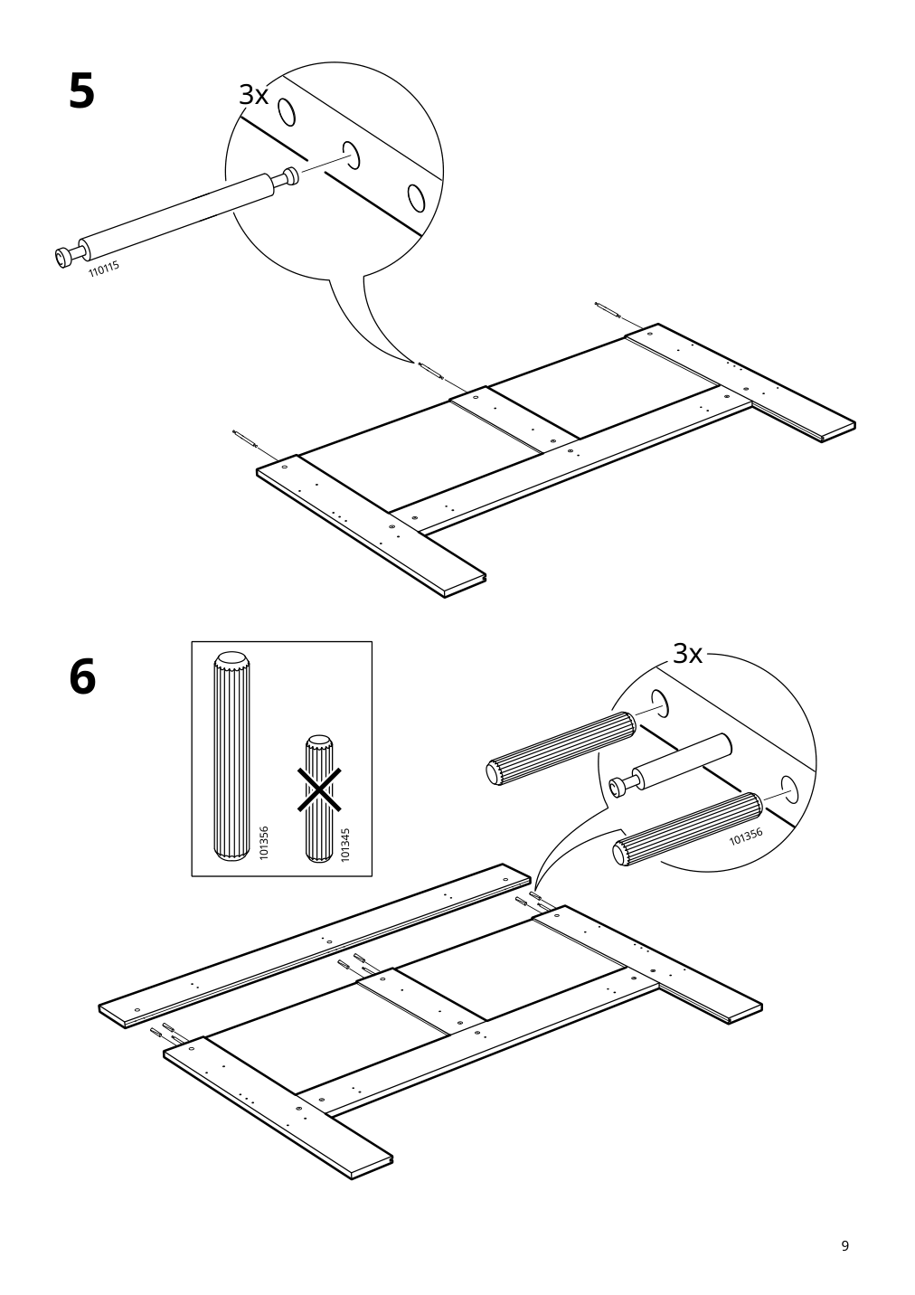 Assembly instructions for IKEA Brimnes headboard with storage compartment gray | Page 9 - IKEA BRIMNES bed frame with storage & headboard 793.248.55