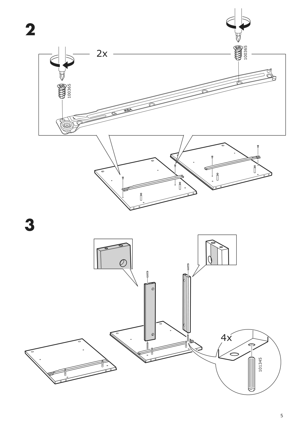 Assembly instructions for IKEA Brimnes nightstand gray | Page 5 - IKEA BRIMNES nightstand 504.702.20