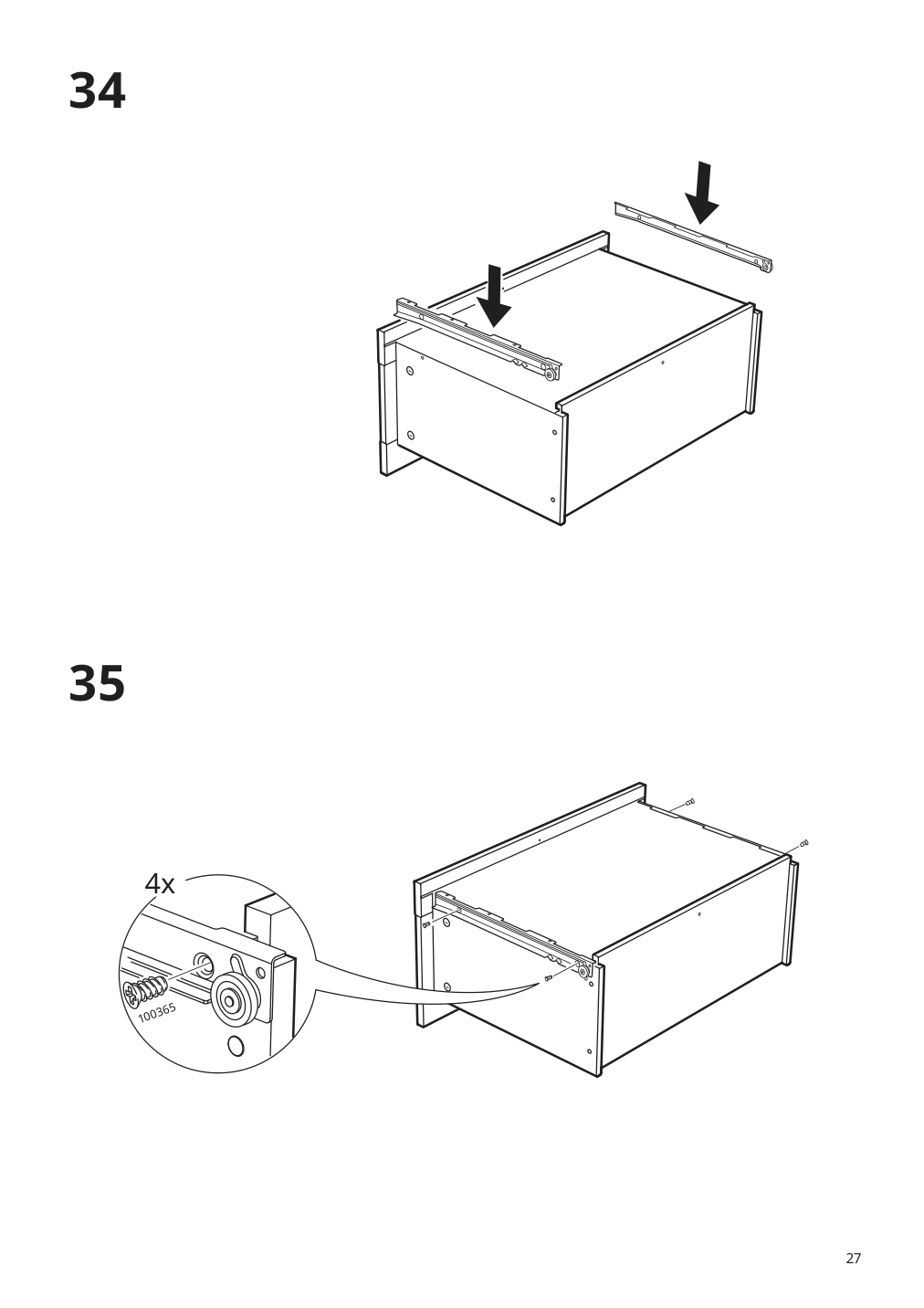 Assembly instructions for IKEA Brimnes tv unit white | Page 27 - IKEA BRIMNES TV storage combination/glass doors 195.727.49