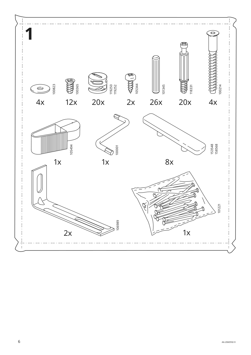 Assembly instructions for IKEA Brimnes tv unit black | Page 6 - IKEA BRIMNES TV storage combination 695.727.37