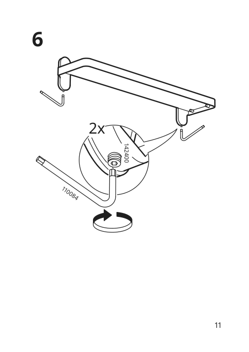 Assembly instructions for IKEA Brogrund glass shelf | Page 11 - IKEA BROGRUND glass shelf 905.246.74