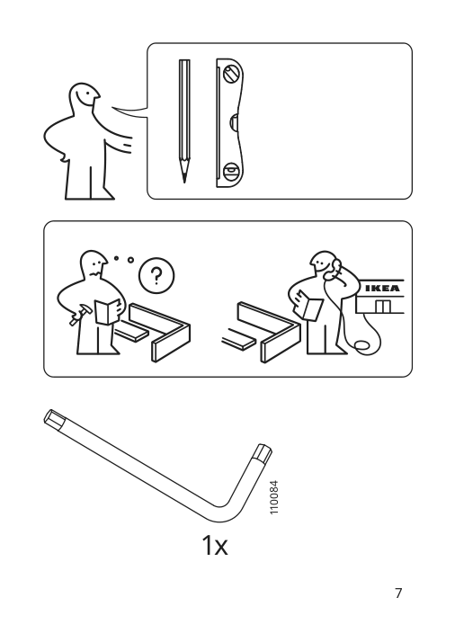 Assembly instructions for IKEA Brogrund glass shelf | Page 7 - IKEA BROGRUND glass shelf 905.246.74