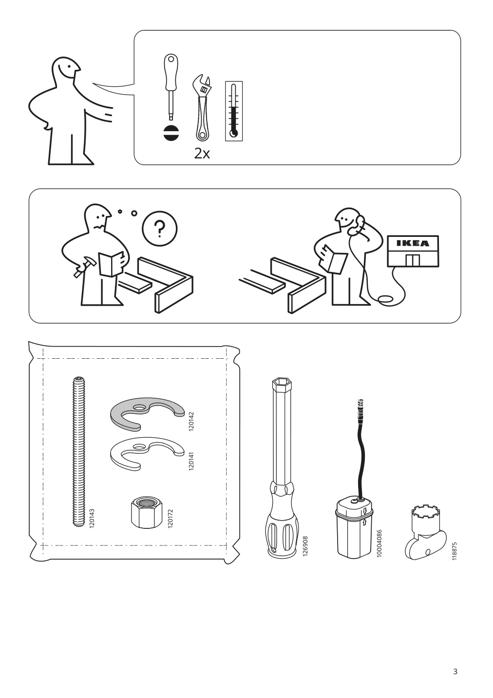 Assembly instructions for IKEA Brogrund sink faucet with sensor chrome plated | Page 3 - IKEA GODMORGON/TOLKEN / TÖRNVIKEN cabinet, countertop, 19 5/8" sink 494.770.91