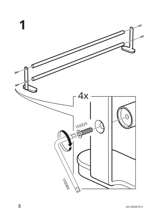 Assembly instructions for IKEA Brogrund towel rail stainless steel | Page 8 - IKEA BROGRUND towel rail 303.285.34