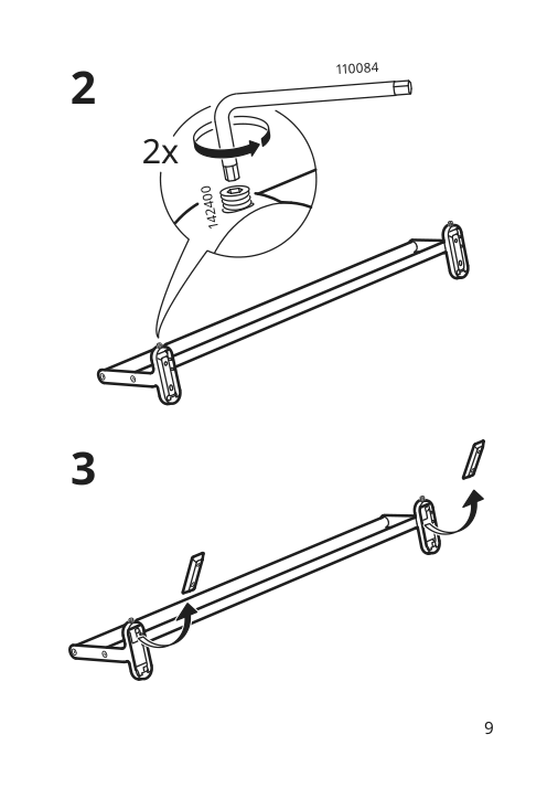 Assembly instructions for IKEA Brogrund towel rail stainless steel | Page 9 - IKEA BROGRUND towel rail 303.285.34