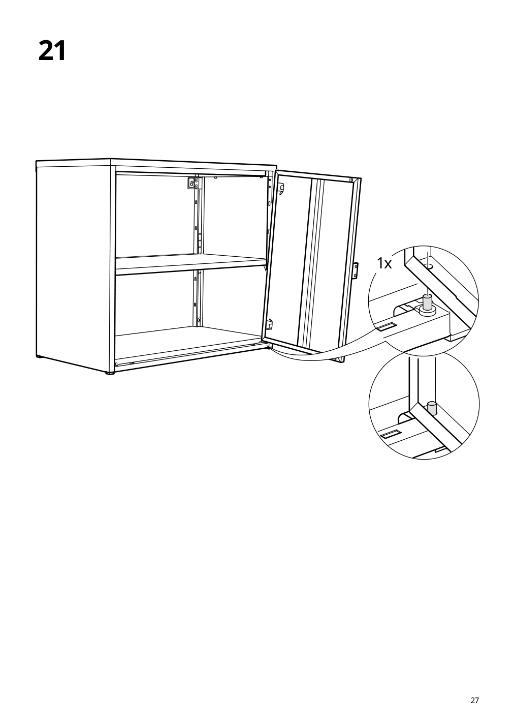 Assembly instructions for IKEA Bror cabinet with 2 doors gray green | Page 27 - IKEA BROR cabinet with 2 doors 505.473.90