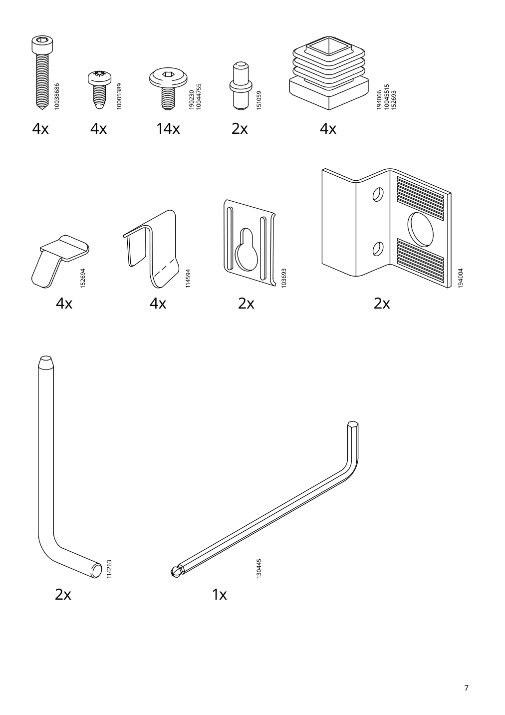 Assembly instructions for IKEA Bror cabinet with 2 doors gray green | Page 7 - IKEA BROR cabinet with 2 doors 505.473.90