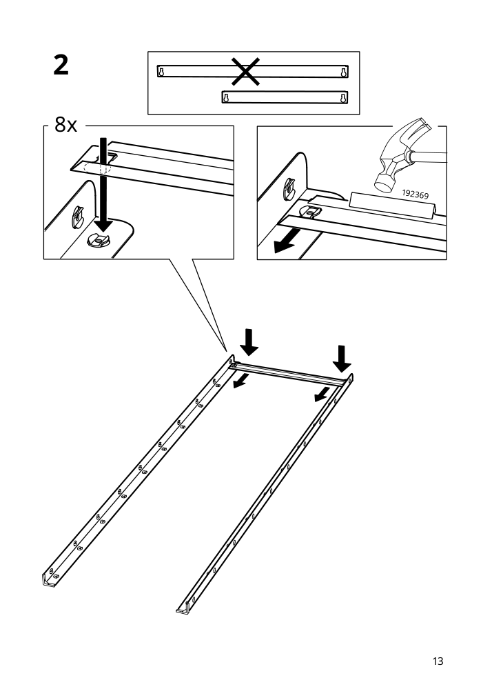 Assembly instructions for IKEA Bror post black | Page 13 - IKEA BROR shelving unit with drawers/shelves 994.950.97