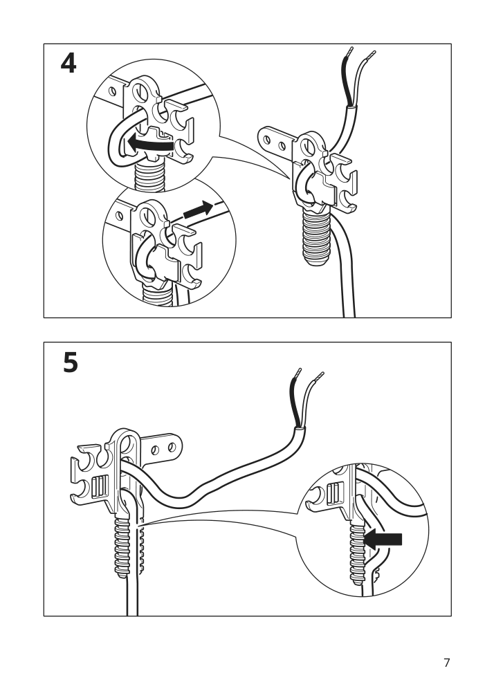 Assembly instructions for IKEA Bunkeflo pendant lamp beige birch | Page 7 - IKEA BUNKEFLO pendant lamp 105.107.89