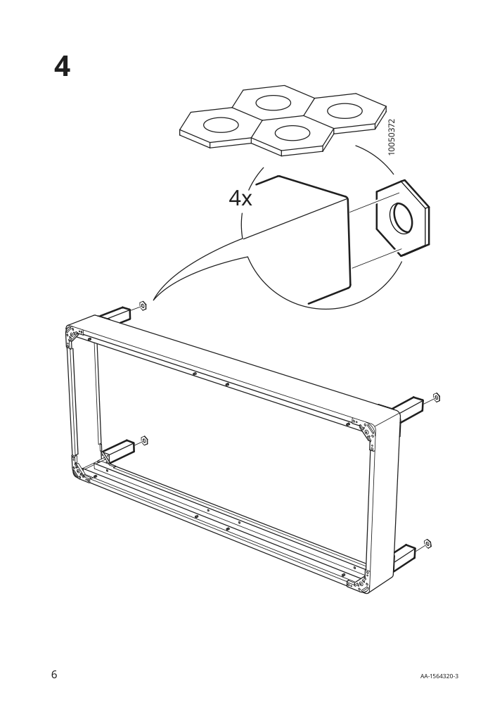 Assembly instructions for IKEA Burfjord leg oak | Page 6 - IKEA BURFJORD leg 202.996.93