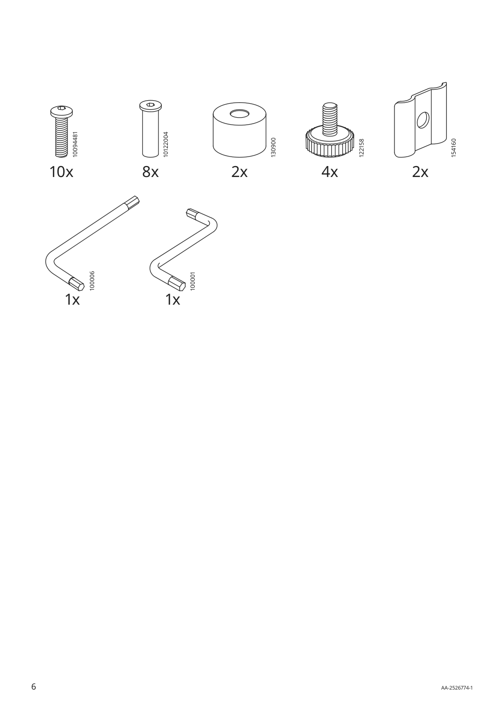 Assembly instructions for IKEA Byakorre open shelf unit | Page 6 - IKEA BYAKORRE open shelf unit 205.864.58