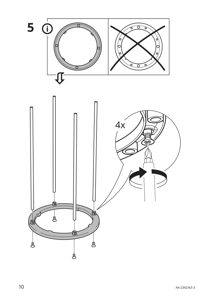 Assembly instructions for IKEA Byggkorn floor lamp black white | Page 10 - IKEA BYGGKORN floor lamp 905.334.33