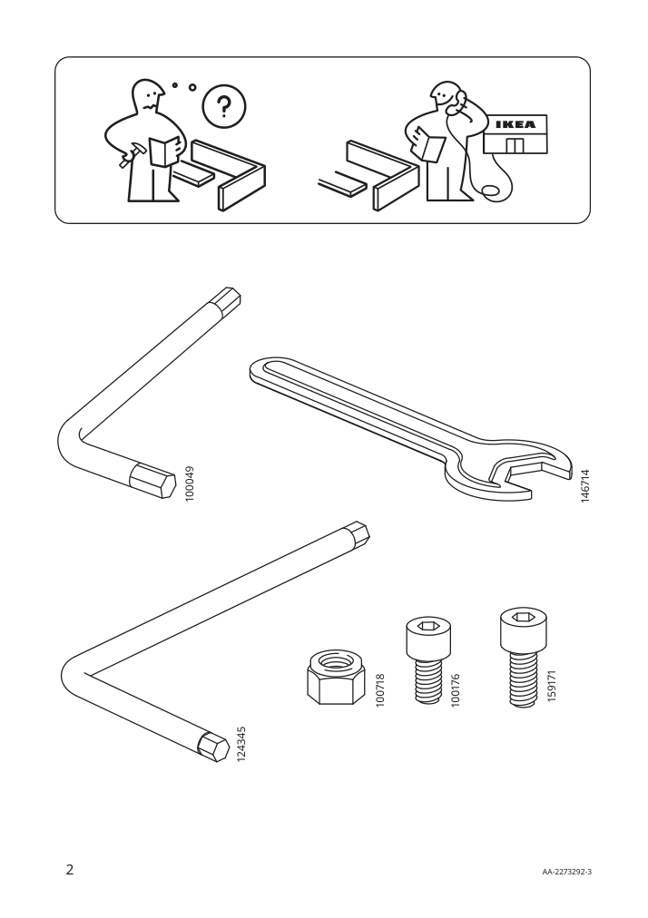 Assembly instructions for IKEA Chilistran plant stand with wheels white | Page 2 - IKEA CHILISTRÅN plant stand with wheels 004.922.48