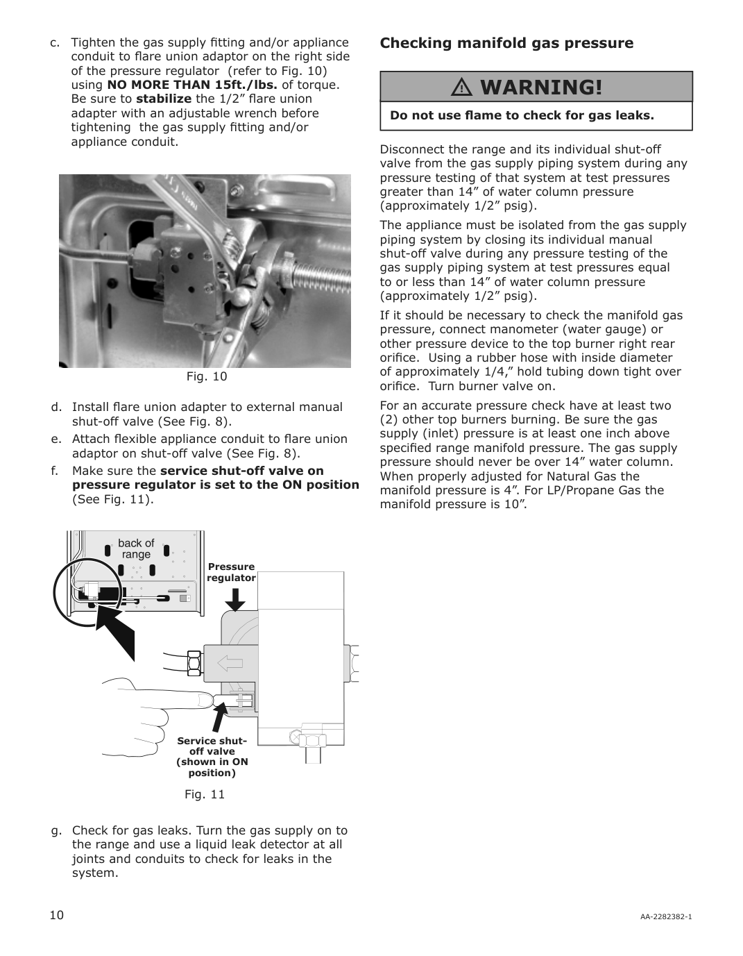 Assembly instructions for IKEA Cirkulera range with gas cooktop stainless steel | Page 10 - IKEA CIRKULERA range with gas cooktop 905.152.93