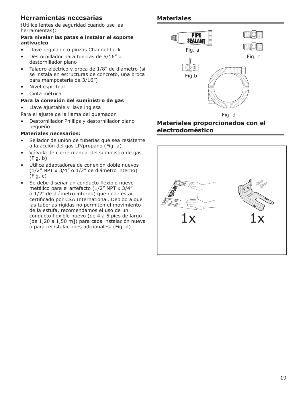 Assembly instructions for IKEA Cirkulera range with gas cooktop stainless steel | Page 19 - IKEA CIRKULERA range with gas cooktop 905.152.93