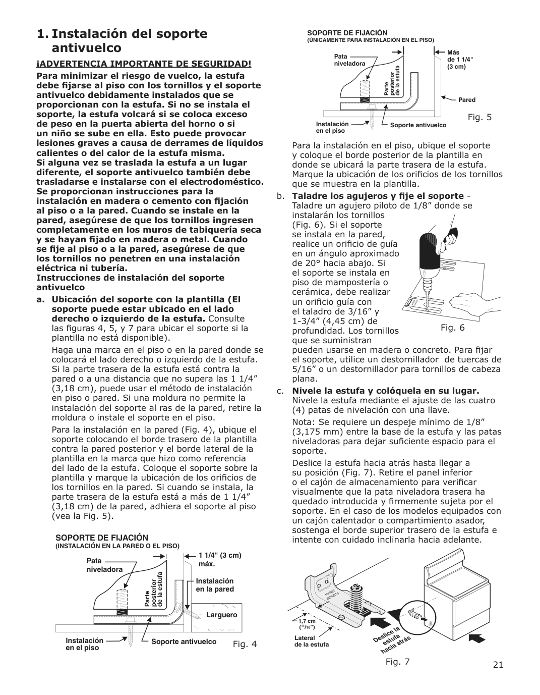 Assembly instructions for IKEA Cirkulera range with gas cooktop stainless steel | Page 21 - IKEA CIRKULERA range with gas cooktop 905.152.93