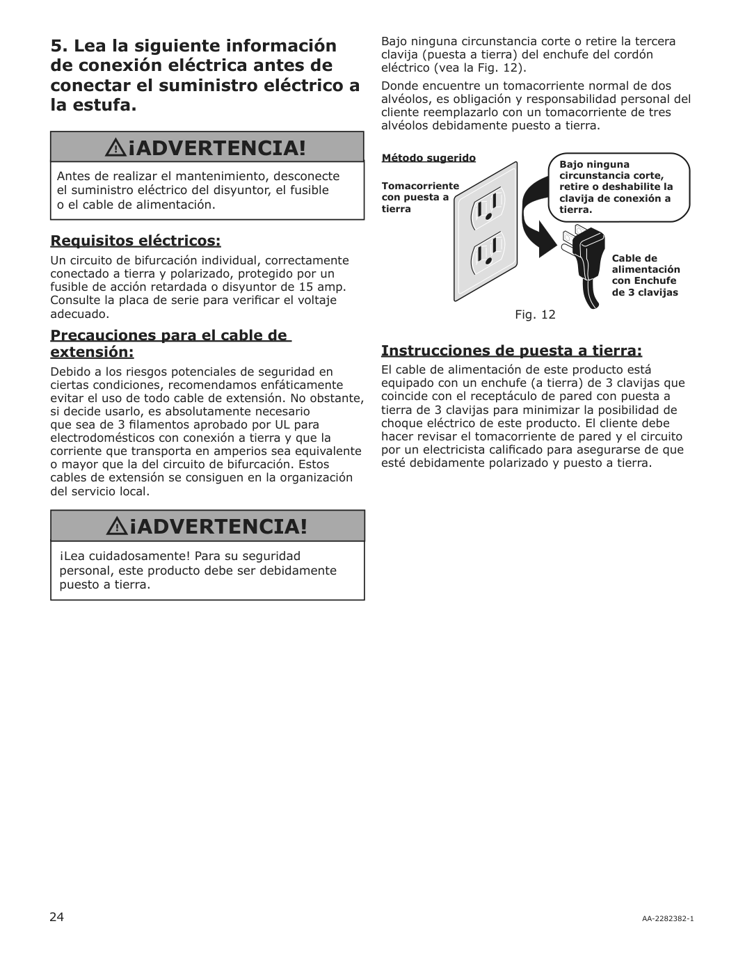 Assembly instructions for IKEA Cirkulera range with gas cooktop stainless steel | Page 24 - IKEA CIRKULERA range with gas cooktop 905.152.93