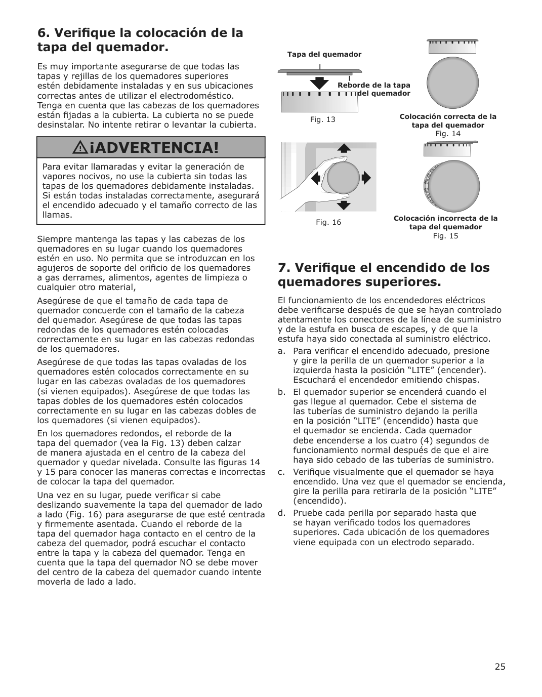 Assembly instructions for IKEA Cirkulera range with gas cooktop stainless steel | Page 25 - IKEA CIRKULERA range with gas cooktop 905.152.93