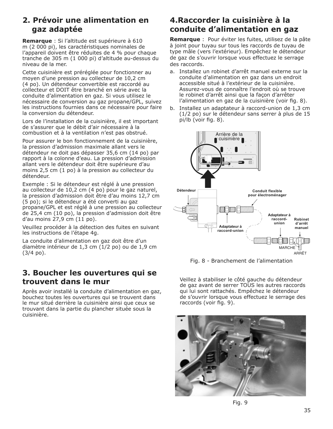 Assembly instructions for IKEA Cirkulera range with gas cooktop stainless steel | Page 35 - IKEA CIRKULERA range with gas cooktop 905.152.93