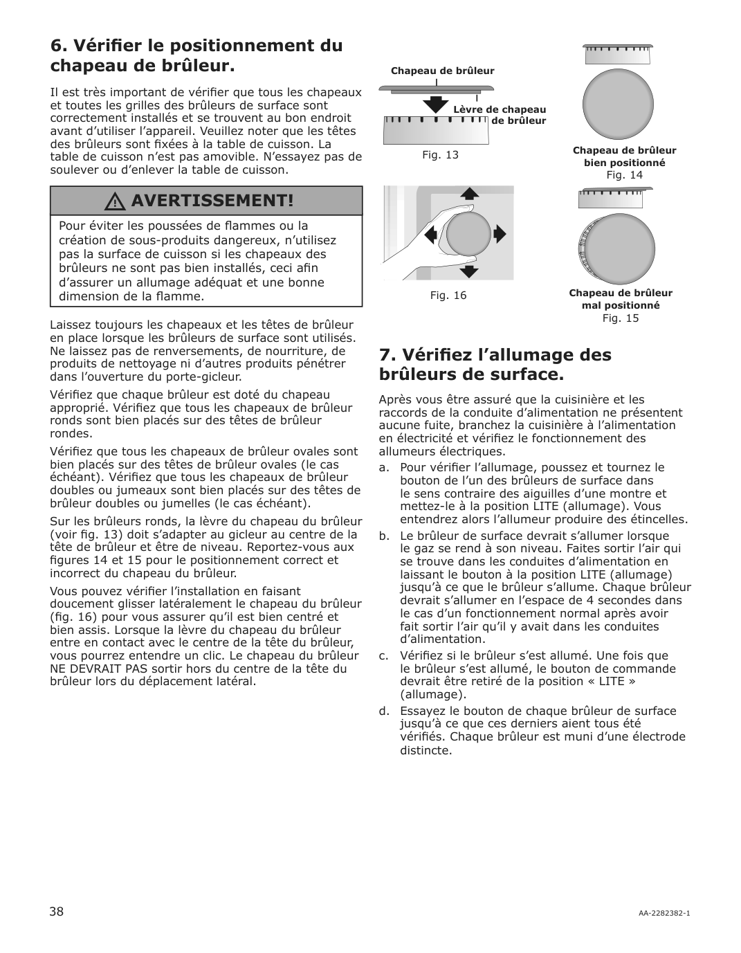 Assembly instructions for IKEA Cirkulera range with gas cooktop stainless steel | Page 38 - IKEA CIRKULERA range with gas cooktop 905.152.93