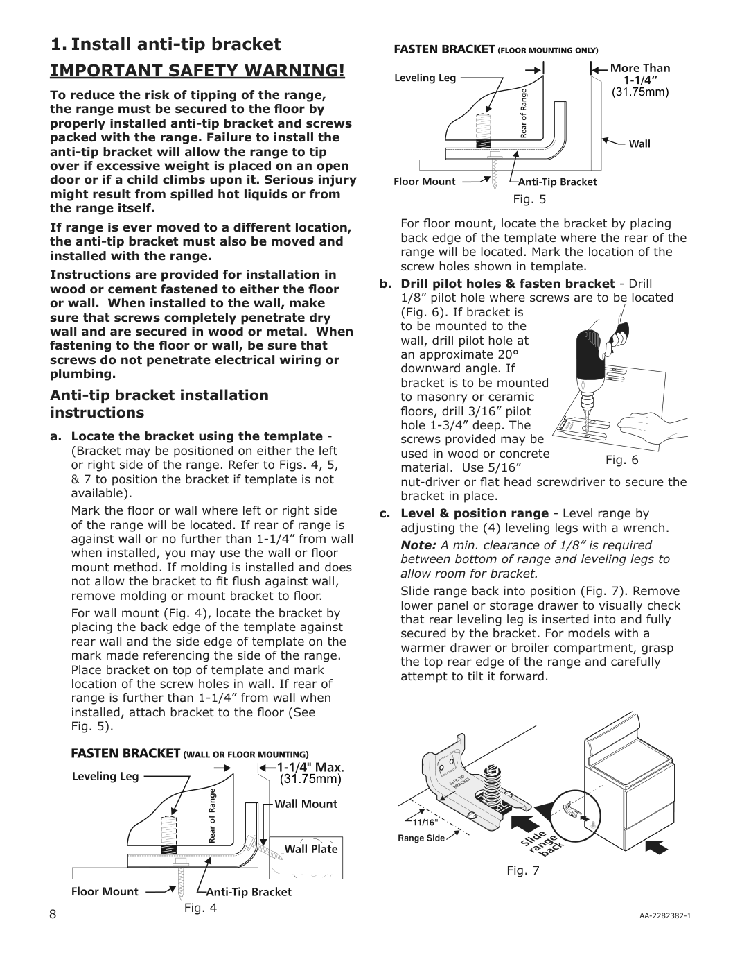 Assembly instructions for IKEA Cirkulera range with gas cooktop stainless steel | Page 8 - IKEA CIRKULERA range with gas cooktop 905.152.93