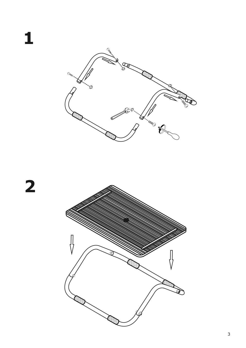 Assembly instructions for IKEA Dagotto footrest black | Page 3 - IKEA DAGOTTO footrest 402.409.89