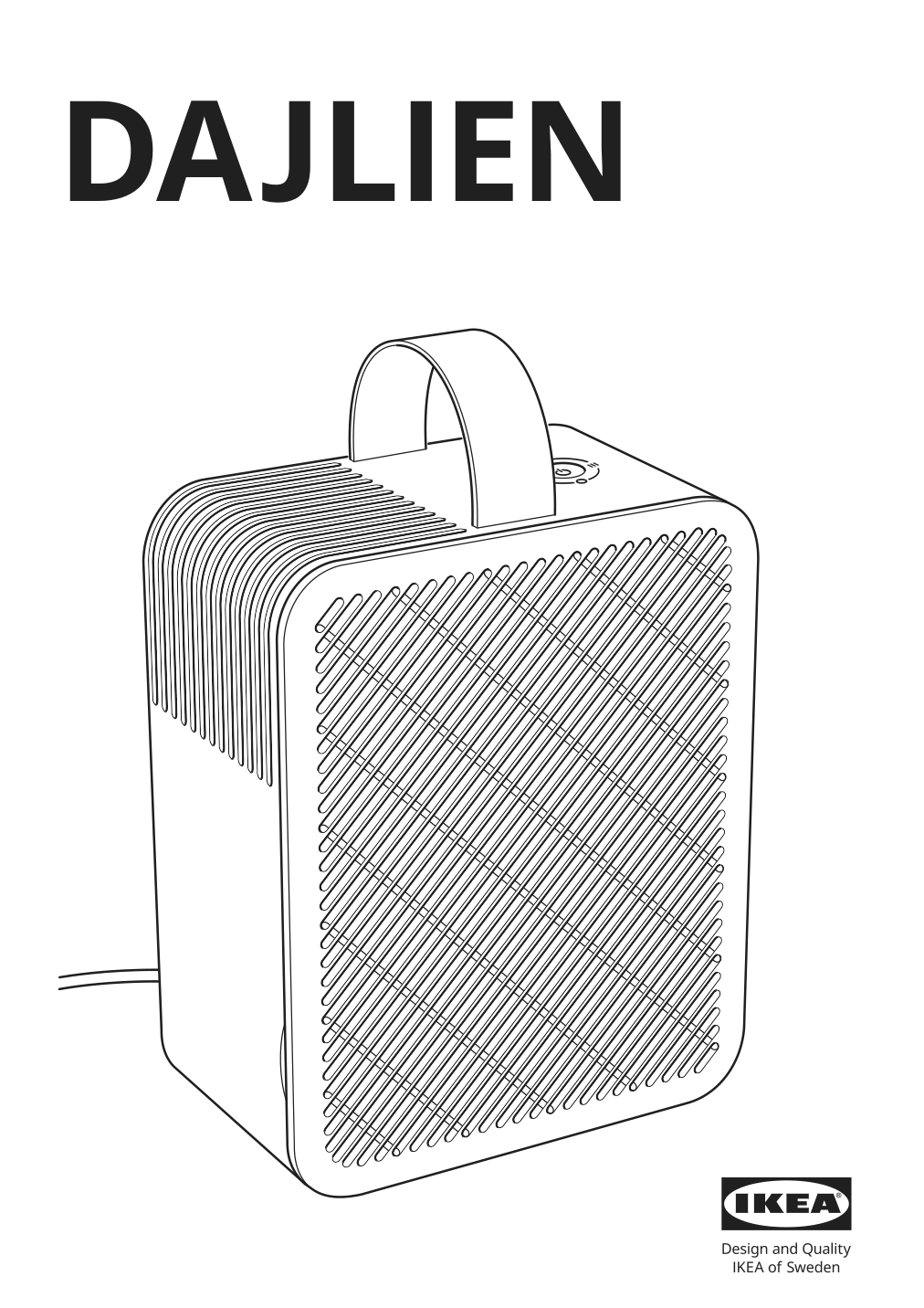 Assembly instructions for IKEA Dajlien air purifier light green | Page 1 - IKEA DAJLIEN air purifier 105.610.57