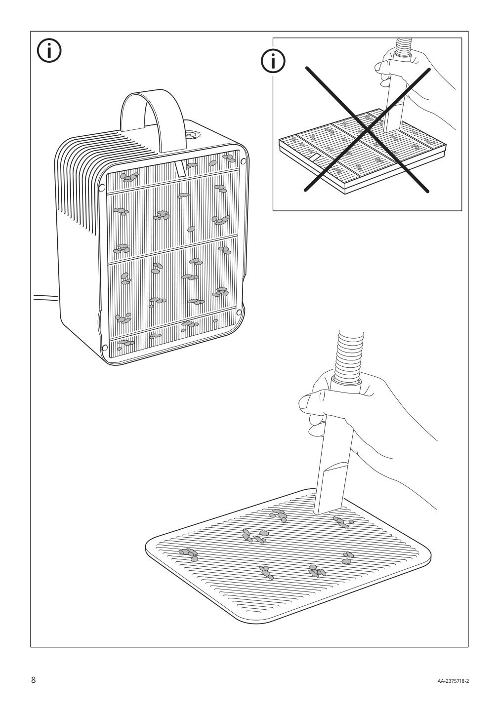 Assembly instructions for IKEA Dajlien air purifier light green | Page 8 - IKEA DAJLIEN air purifier 105.610.57