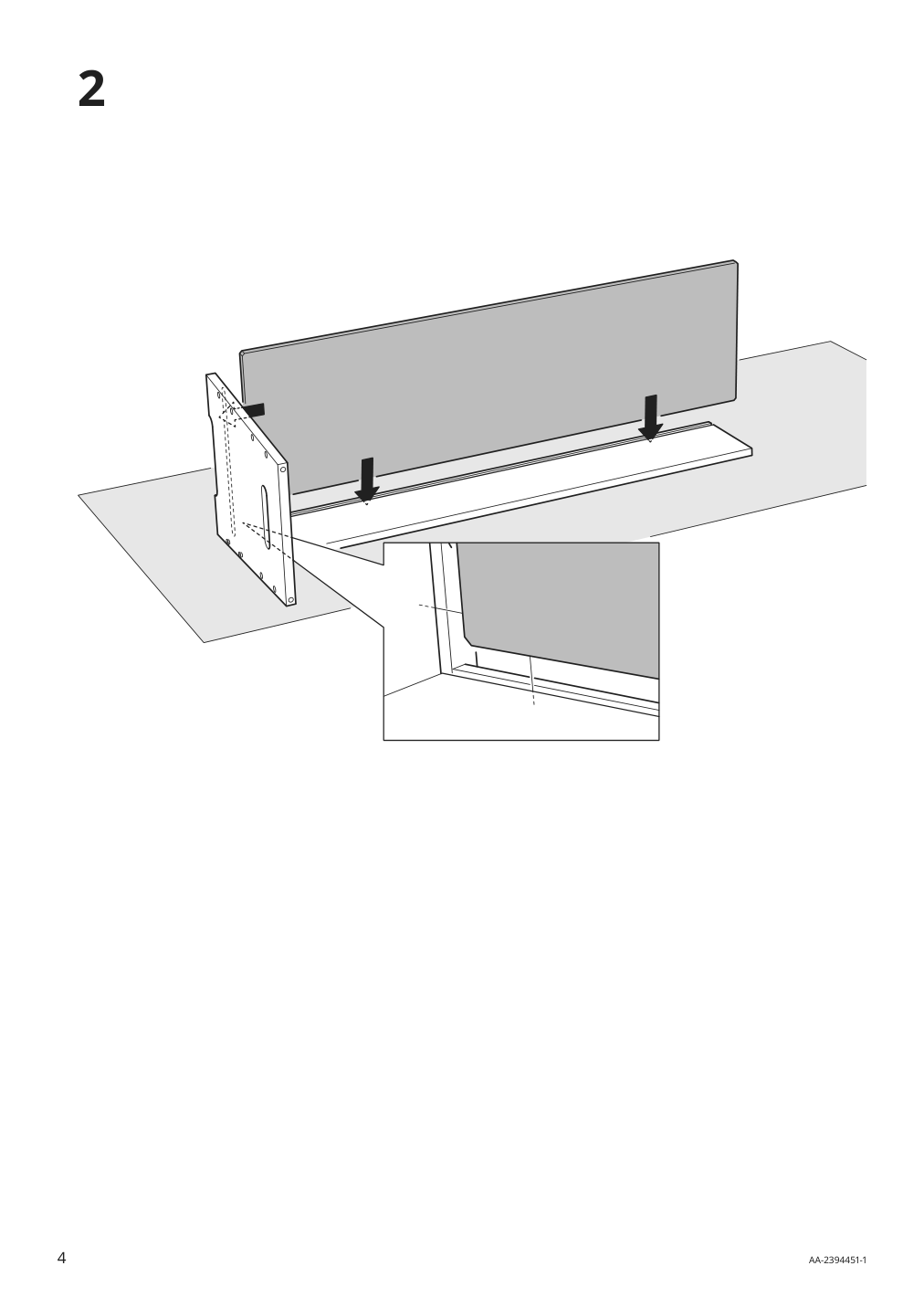 Assembly instructions for IKEA Dajlien bench with storage bamboo | Page 4 - IKEA DAJLIEN bench with storage 205.572.86