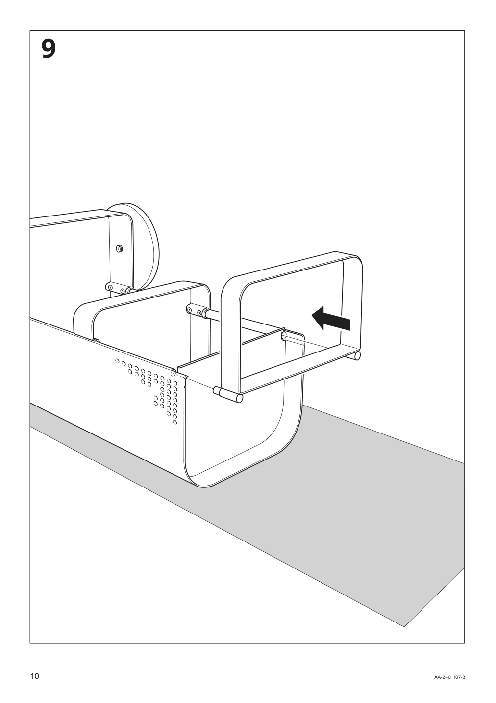 Assembly instructions for IKEA Dajlien utility cart light green | Page 10 - IKEA DAJLIEN utility cart 605.572.65