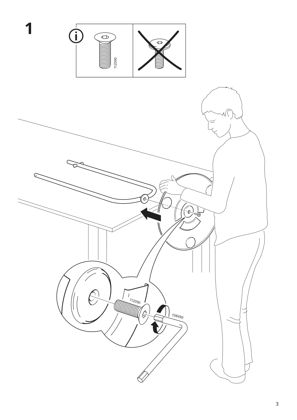 Assembly instructions for IKEA Dajlien valet stand light green | Page 3 - IKEA DAJLIEN valet stand 605.526.68