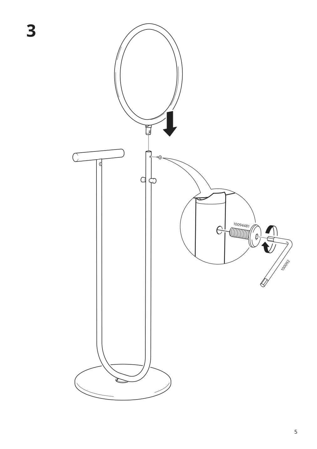 Assembly instructions for IKEA Dajlien valet stand light green | Page 5 - IKEA DAJLIEN valet stand 605.526.68