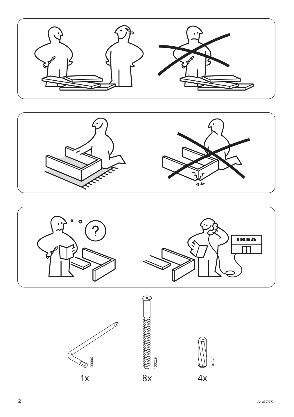 Assembly instructions for IKEA Daksjus plant stand bamboo | Page 2 - IKEA DAKSJUS plant stand 705.670.18