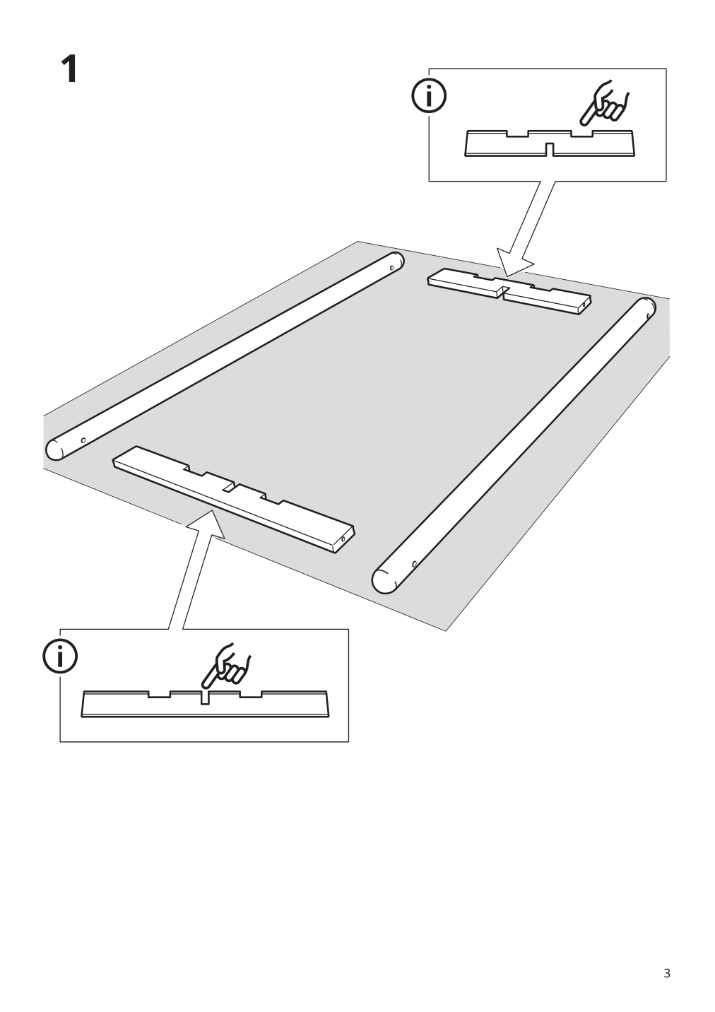 Assembly instructions for IKEA Daksjus plant stand bamboo | Page 3 - IKEA DAKSJUS plant stand 705.670.18