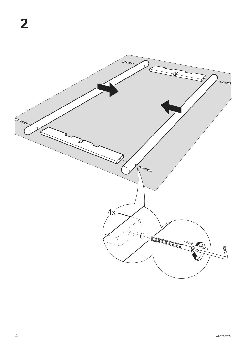 Assembly instructions for IKEA Daksjus plant stand bamboo | Page 4 - IKEA DAKSJUS plant stand 705.670.18