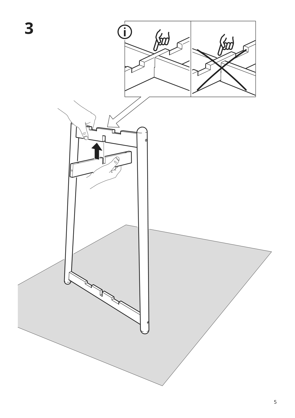 Assembly instructions for IKEA Daksjus plant stand bamboo | Page 5 - IKEA DAKSJUS plant stand 705.670.18