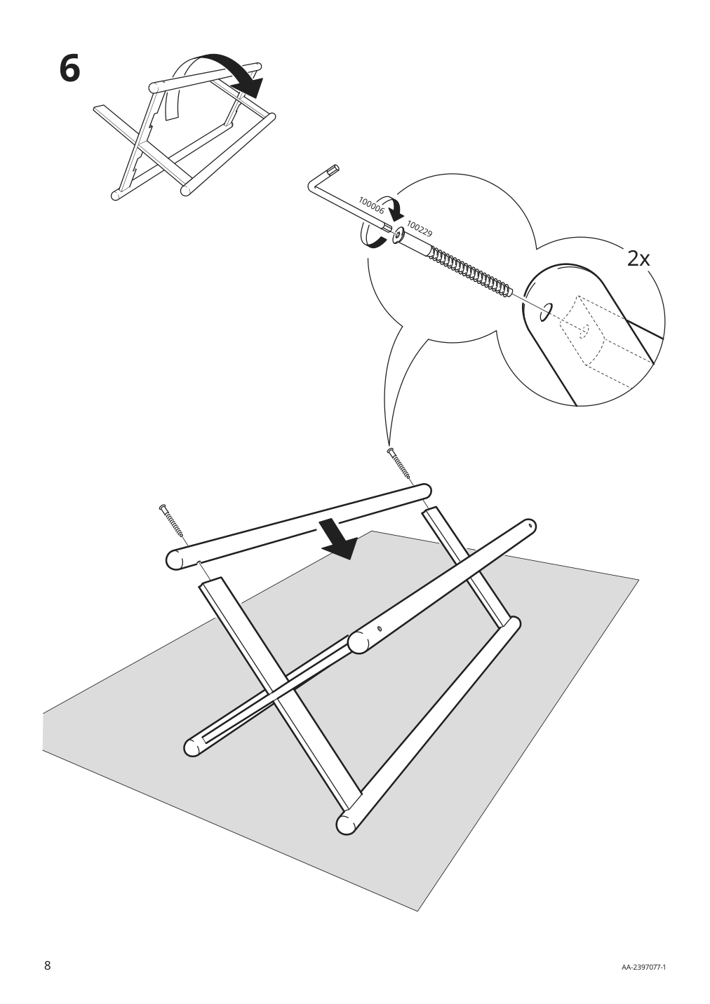 Assembly instructions for IKEA Daksjus plant stand bamboo | Page 8 - IKEA DAKSJUS plant stand 705.670.18