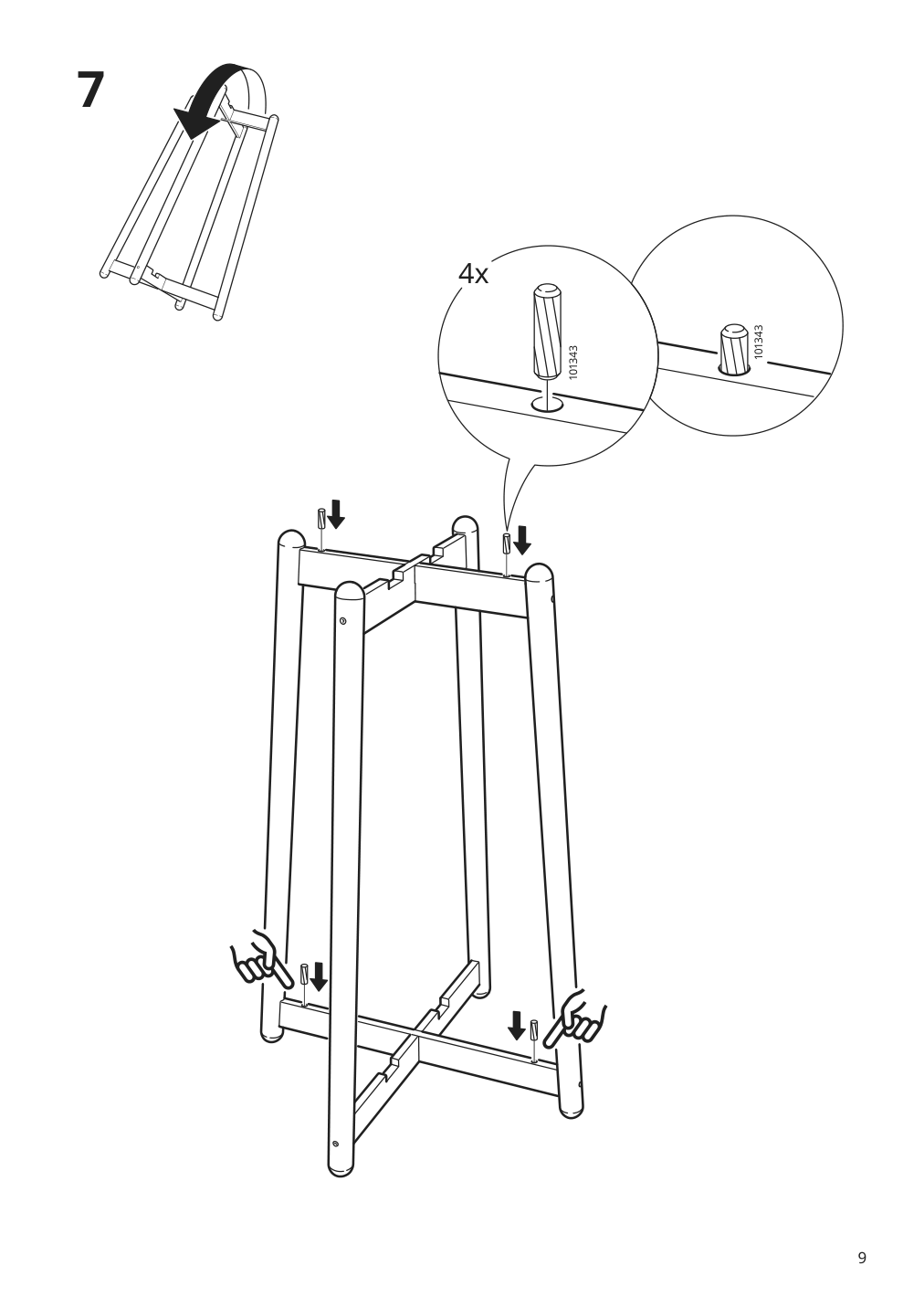 Assembly instructions for IKEA Daksjus plant stand bamboo | Page 9 - IKEA DAKSJUS plant stand 705.670.18