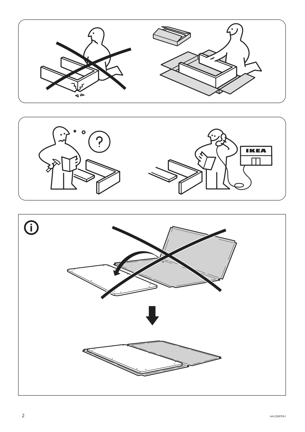 Assembly instructions for IKEA Danderyd bench oak veneer white | Page 2 - IKEA DANDERYD / DANDERYD table with 2 chairs and bench 694.839.39