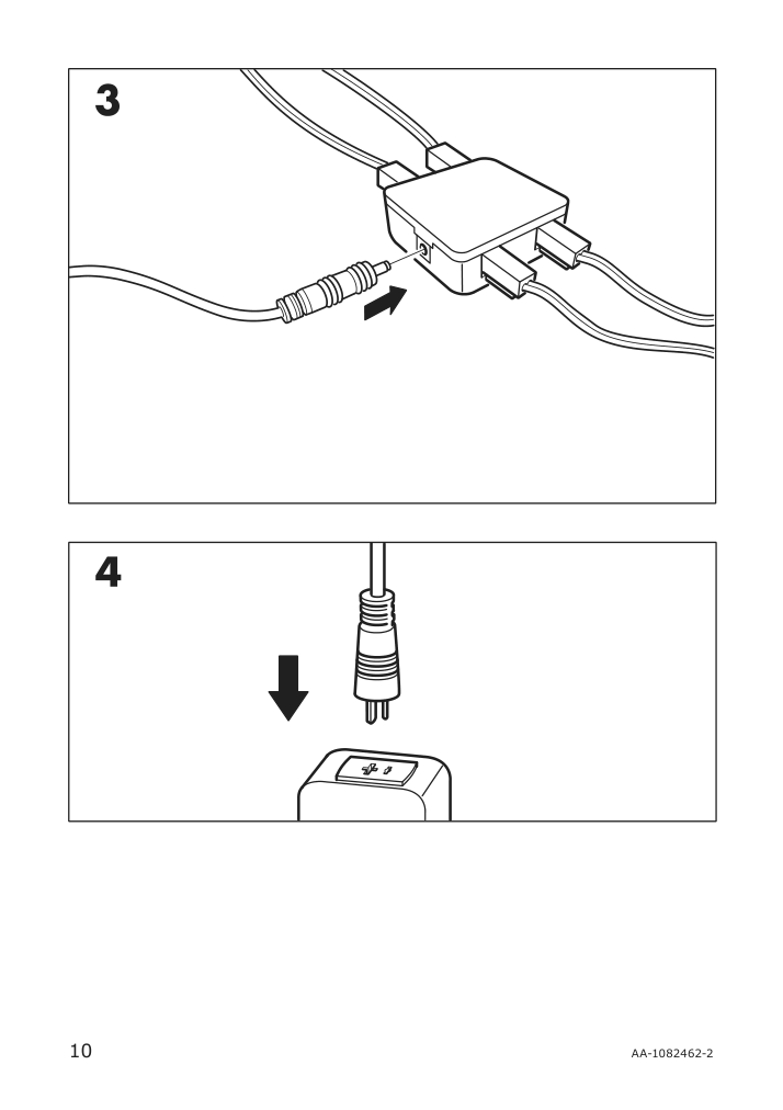 Assembly instructions for IKEA Dioder led 4 piece light strip set white | Page 10 - IKEA DIODER LED 4-piece light strip set 201.194.18