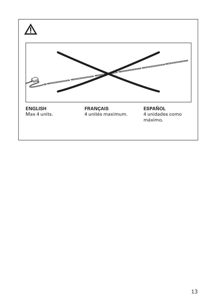 Assembly instructions for IKEA Dioder led 4 piece light strip set white | Page 13 - IKEA DIODER LED 4-piece light strip set 201.194.18