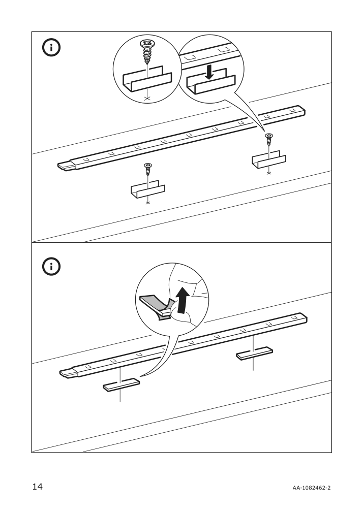 Assembly instructions for IKEA Dioder led 4 piece light strip set white | Page 14 - IKEA DIODER LED 4-piece light strip set 201.194.18