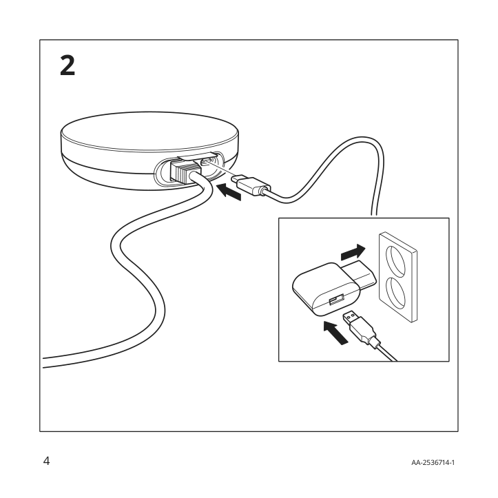 Assembly instructions for IKEA Dirigera hub for smart products white smart | Page 4 - IKEA FYRTUR block-out roller blind w hub kit 494.992.53