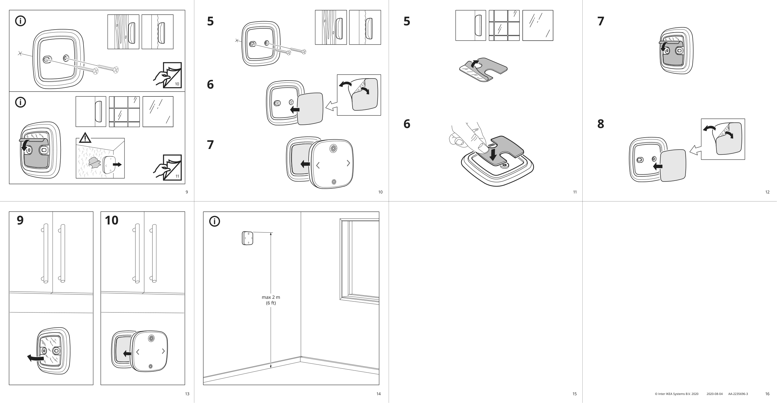 Assembly instructions for IKEA Styrbar remote control smart stainless steel | Page 2 - IKEA STYRBAR remote control 104.352.24