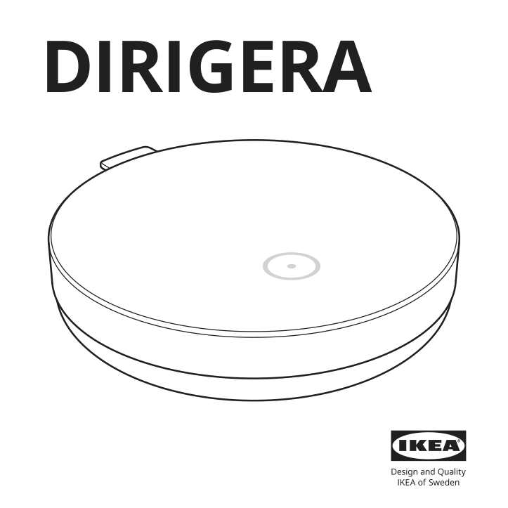 Assembly instructions for IKEA Dirigera lighting kit with hub smart wireless dimmable white spectrum | Page 1 - IKEA DIRIGERA lighting kit with hub 905.485.09