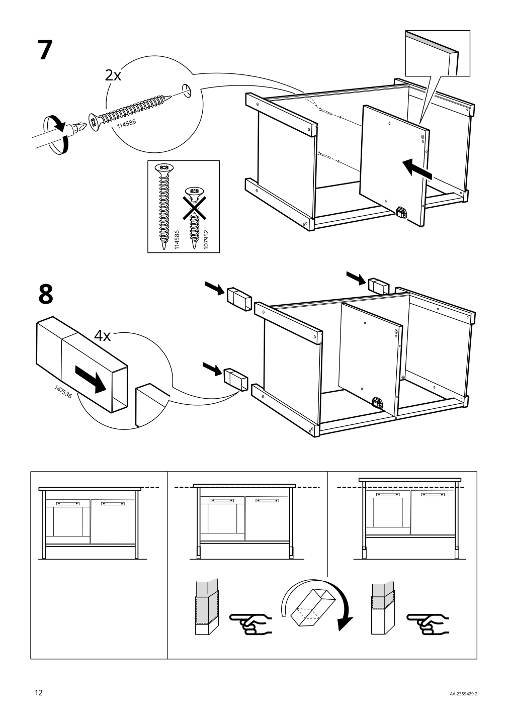 Assembly instructions for IKEA Duktig play kitchen red | Page 12 - IKEA DUKTIG play kitchen 805.577.40