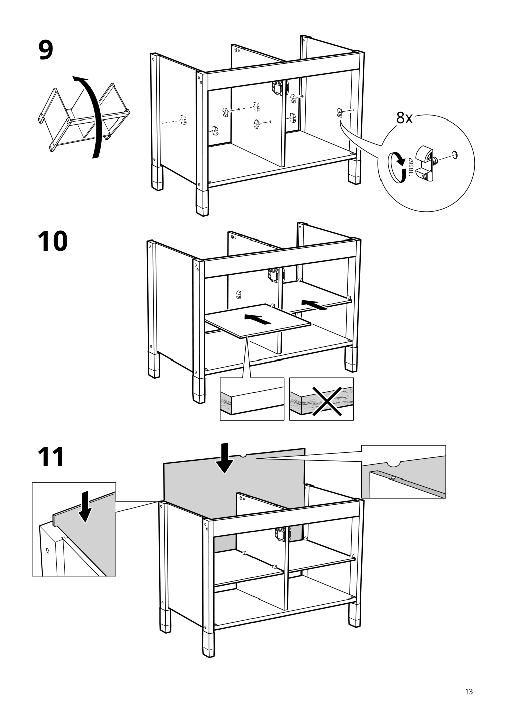 Assembly instructions for IKEA Duktig play kitchen red | Page 13 - IKEA DUKTIG play kitchen 805.577.40